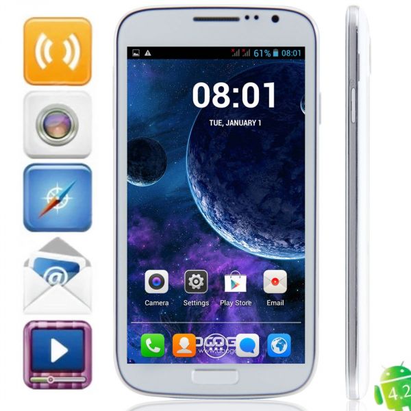 Doogee 300 voyager Dual Core Android 4.2 4GB Ram512MB Wifi