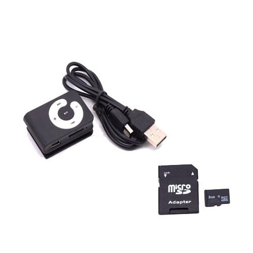Mini MP3 Player portátil 4 cores Escolha + Cartão 8GB
