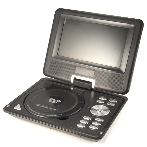 DVD Portátil 7 Polegadas C\Controle Remoto FM